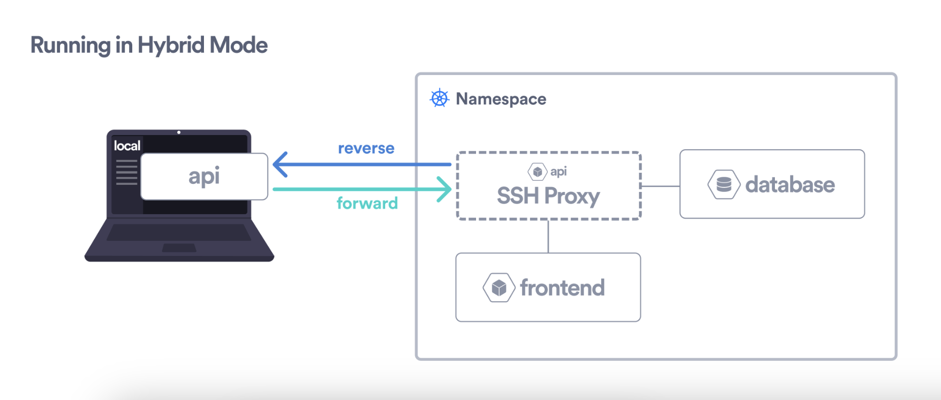 Hybrid development architecture